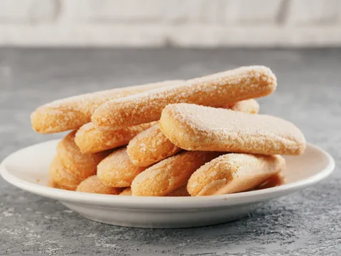 Savoiardi ladyfinger biscuits