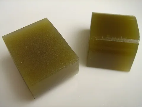 Green-tea yokan set with agar
