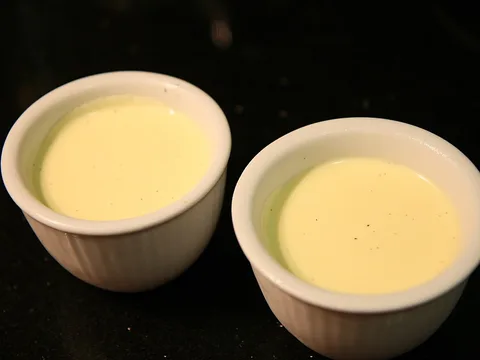 Panna cotta in ramekins