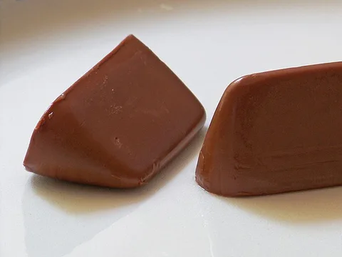Smooth gianduiotto hazelnut chocolate confection