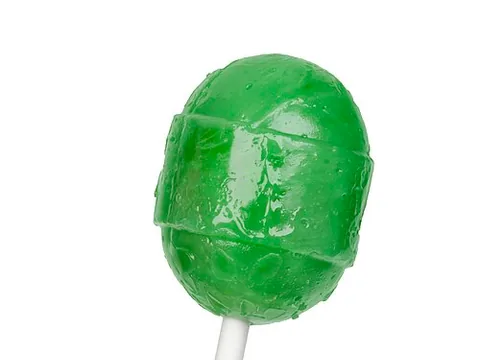Green apple Charms Blow Pop lollipop