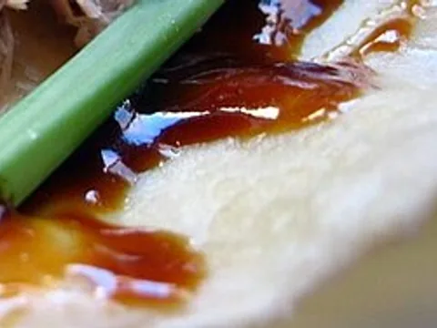 Hoisin sauce served with food