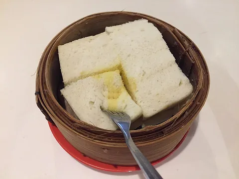 Kaya coconut-egg jam served in steamed bread