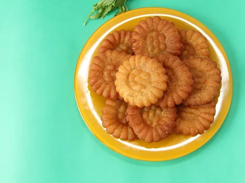 Traditional syrup-soaked yakgwa cookies