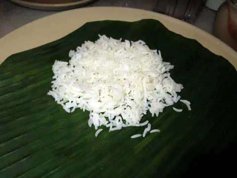 Cooked rice identified by the source as Gobindobhog