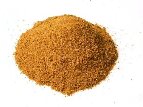 A mound of berbere spice powder